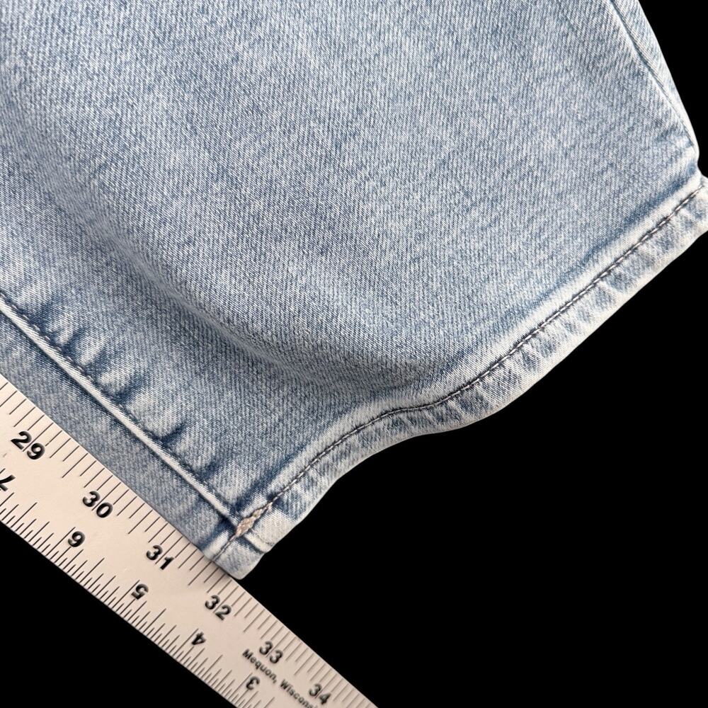 Buffalo David Bitton Straight Six Jeans Mens 34x32 Light Wash Stretch - Picture 6 of 13